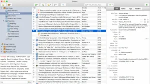 interfaz de zotero